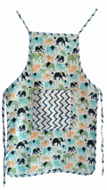 Kids Aprons-assorted-0-12 Years and Free Size  Elephant Print Design