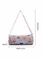 Kids Duffle Bag-assorted-0-12 Years and Free Size Peppa Pig Quilted Barrel Design