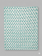 Little Chiku Premium Reversible Kids Play Mat - 100% Cotton Hand-Block Print (Elephant & Sheep Design)