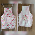 Kids Aprons-assorted-0-12 Years and Free Size  Pink Elephant &amp; Strawberry Print