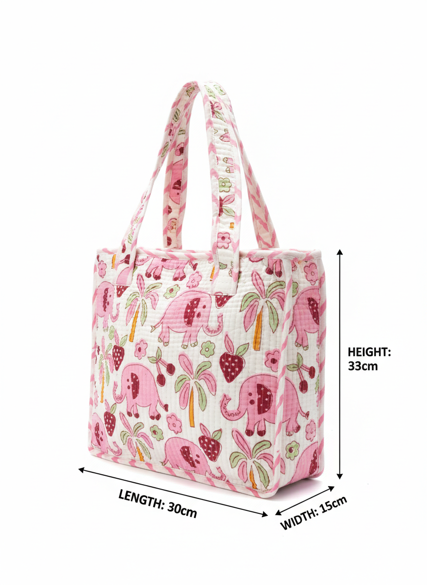 Mini Tote Bag-assorted-0-12 Years and Free Size Fluffy sheep print