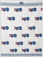 Little Chiku Premium Waffle-Knit Kids Bath Towel - 100% Cotton & Highly Absorbent (Avenger Theme, 125x75 cm)