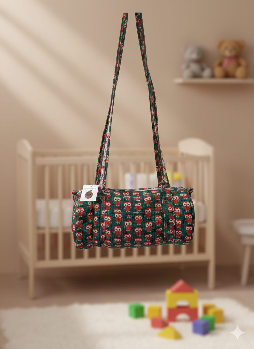 Kids Duffle Bag-assorted-0-12 Years and Free Size Rainbow Panda Barrel Design