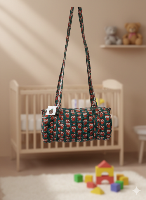 Kids Duffle Bag-assorted-0-12 Years and Free Size Rainbow Panda Barrel Design