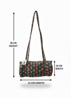 Kids Duffle Bag-assorted-0-12 Years and Free Size Rainbow Panda Barrel Design