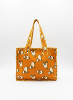 Mini Tote Bag-assorted-0-12 Years and Free Size Zoo Friends patchwork-style print