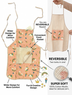 Kids Aprons-assorted-0-12 Years and Free Size Unicorn Print
