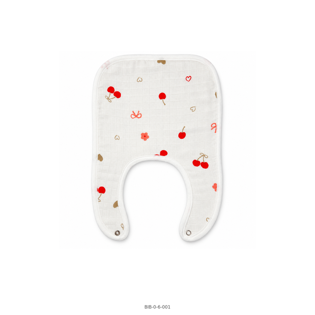 Premium Muslin Bibs - 0-6 Months