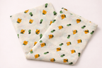 Pack of 5 - Muslin New born Baby Bath Towel - Soft Cotton Absorbent Multi color (75x150 cm)