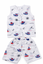 Pack of 5 - Baby Muslin Co-ord Set - Sleeveless Vest & Shorts, Soft Cotton Summer Outfit - (6-9 Months)