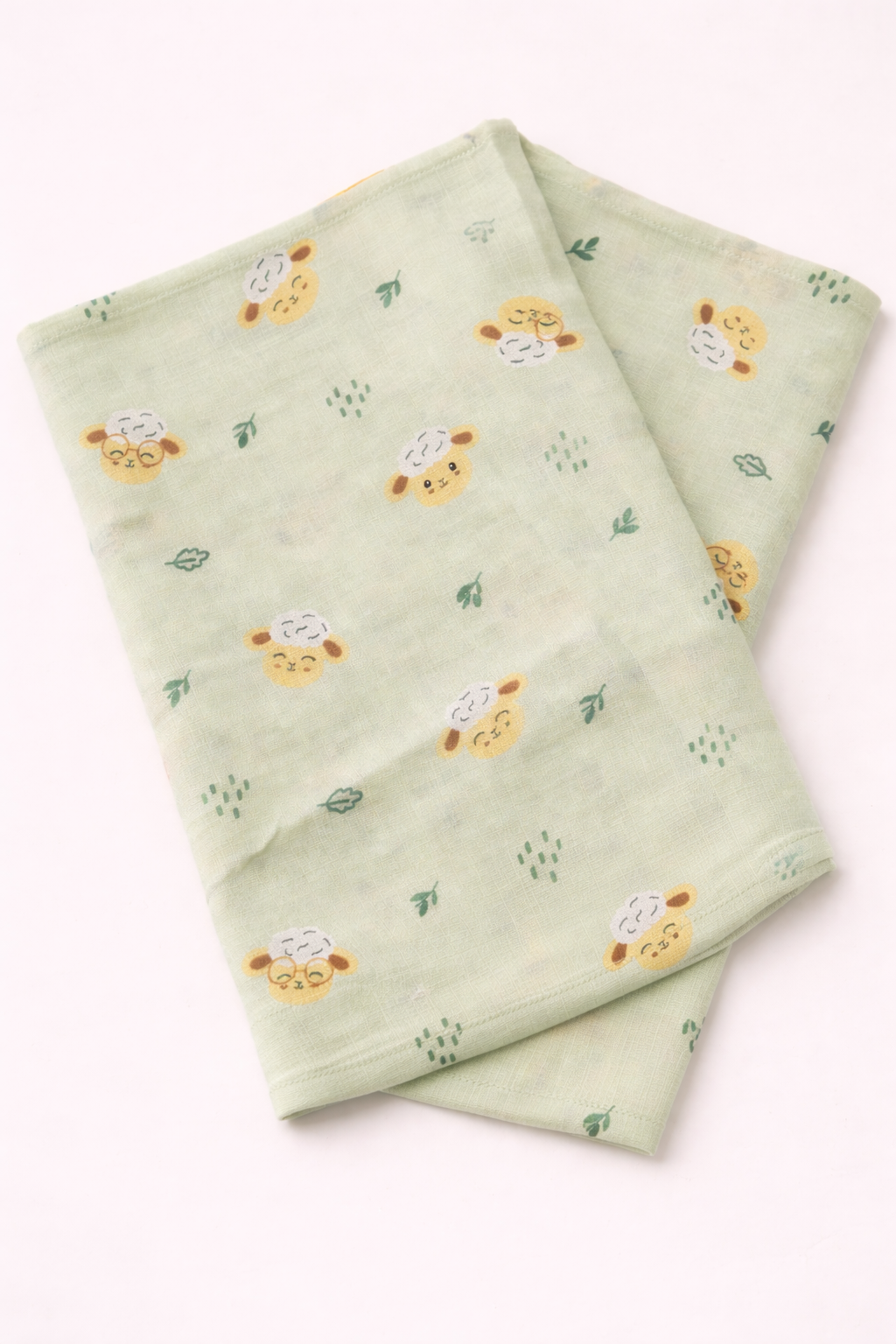 Pack of 2 - Muslin Bath Towel - Soft Cotton Absorbent, Multicolor and Multi Design Print (75x150 cm)